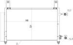 MTR Condensator, climatizare MTR 13054685 (13054685)
