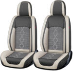 Carguard Set huse scaune auto premium Carguard Deluxe 5 locuri, gri deschis/gri inchis (HSA014)