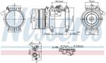 NISSENS Compresor, climatizare NISSENS ** FIRST FIT ** 891011 (891011)