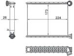 MAHLE Schimbator Caldura, Incalzire Habitaclu Ah269000S Peugeot 508/508 I/508 Sw I