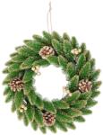 MagicHome Coronita decorativa de Craciun MagicHome, naturala aurie, 33 cm (8091551)
