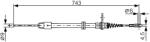 Bosch Cablu, Frana De Parcare 1987482329 Mercedes-Benz C-Class/Cls/Cls Shooting Brake