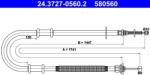 ATE Cablu, Frana De Parcare 24.3727-0560.2 Fiat Doblo (24.3727-0560.2)