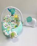 MyKids Babynest pentru bebelusi MyKids Elephant Blue cu arcada si pernuta (00086387)