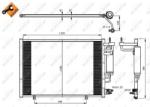 NRF 350205 Condensator, climatizare