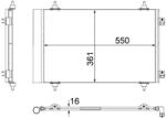 MAHLE Condensator, climatizare MAHLE BEHR AC 487 000S (AC 487 000S)