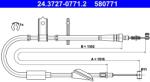 ATE Cablu, Frana De Parcare 24.3727-0771.2 Opel Agila Suzuki Wagon R+