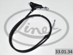 LINEX Cablu, Frana De Parcare Fata 33.01. 34 Peugeot 406 (33.01.34)