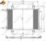 NRF Condensator, Climatizare 35854 Opel Agila Suzuki Splash Vauxhall Agila Mk Ii (35854)