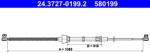 ATE Cablu, Frana De Parcare 24.3727-0199.2 Seat Cordoba/Ibiza Iii Skoda Fabia I (24.3727-0199.2)