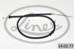 LINEX Cablu, Frana De Parcare Stanga 14.02. 77 Fiat 500/500 C/Panda (14.02.77)