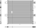 NRF Condensator, Climatizare 350504 Renault Trucks D Volvo Fl Iii (350504)