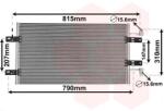 VAN WEZEL Condensator, climatizare VAN WEZEL 43005451 (43005451)