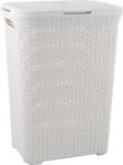 Curver Cos de rufe Curver Natural Style 60L crem cu capac, 44, 8x34, 1x61, 5 cm (2211370)