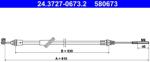ATE Cablu, Frana De Parcare 24.3727-0673.2 Ford Maverick (24.3727-0673.2)