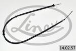 LINEX Cablu, Frana De Parcare Stanga 14.02. 57 Abarth 500 / 595 / 695 Fiat 500/500 C