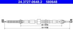 ATE Cablu, frana de parcare ATE 24.3727-0648.2 (24.3727-0648.2) - automobilus