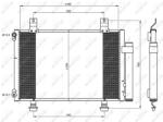 NRF Condensator, Climatizare 35645 Suzuki Swift Iii