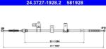 ATE Cablu, frana de parcare ATE 24.3727-1928.2 (24.3727-1928.2)