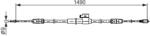 Bosch Cablu, Frana De Parcare 1987482832 Ford Transit V363 (1987482832)
