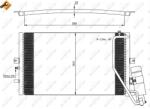 NRF Condensator, Climatizare 35558 Saab 9-5