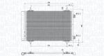 Magneti Marelli Condensator, climatizare MAGNETI MARELLI 350203710000 (350203710000) - automobilus