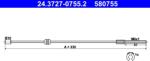 ATE Cablu, Frana De Parcare 24.3727-0755.2 Opel Corsa C Vauxhall Corsa Mk Ii (24.3727-0755.2)