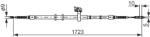 Bosch Cablu, frana de parcare BOSCH 1 987 482 269 (1 987 482 269) - automobilus