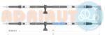 ADRIAUTO Cablu, Frana De Parcare Spate 33.0219. 1 Opel Signum/Vectra C