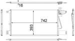 MAHLE Condensator, Climatizare Ac555000S Scania G I/P I/R I/T (AC555000S)