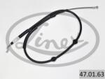 LINEX Cablu, Frana De Parcare Stanga 47.01. 63 Vw Multivan T5/Transporter T5 (47.01.63)