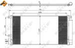 NRF Condensator, Climatizare 350067 Chevrolet Trax Opel Mokka / Mokka X