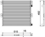 MAHLE Condensator, Climatizare Ac125000P Renault Trucks Midlum Volvo Fl/Fl Ii/Fl Iii (AC125000P)