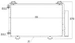 MTR Condensator, climatizare MTR 13054697 (13054697)