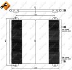 NRF Condensator, Climatizare 35785 Renault Twingo I