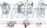 NISSENS Compresor, climatizare NISSENS ** FIRST FIT ** 891016 (891016)