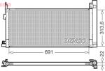 DENSO Condensator, Climatizare Dcn50124 Toyota Rav 4 V