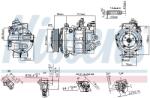 NISSENS Compresor, climatizare NISSENS ** FIRST FIT ** 890754 (890754)