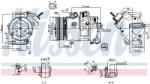 NISSENS Compresor, climatizare NISSENS ** FIRST FIT ** 890772 (890772)