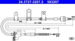 ATE Cablu, Frana De Parcare 24.3727-3207.2 Kia Picanto I (24.3727-3207.2)