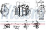 NISSENS Compresor, climatizare NISSENS ** FIRST FIT ** 890749 (890749)