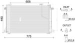 MAHLE Condensator, Climatizare Ac786000S Mercedes-Benz C-Class/C-Class T-Model/Cls/Slc