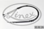 LINEX Cablu, Frana De Parcare Spate 32.02. 26 Opel Corsa D (32.02.26)