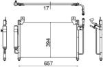 MAHLE Condensator, Climatizare Ac642000S Mazda Cx-7