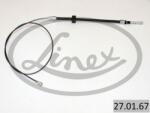 LINEX Cablu, frana de parcare LINEX 27.01. 67 (27.01.67) - automobilus