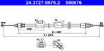ATE Cablu, Frana De Parcare 24.3727-0676.2 Ford Galaxy Ii/Galaxy Mk Ii/Mondeo Iv