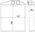 MAHLE Schimbător de căldură, încălzire habitaclu MAHLE BEHR AH 6 000S (AH 6 000S)