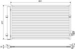 VALEO Condensator, Climatizare 822647 Bmw 5/5 Touring/6 Gran Turismo/7/8/8 Gran (822647)