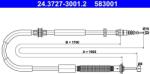 ATE Cablu, frana de parcare ATE 24.3727-3001.2 (24.3727-3001.2)