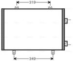 Ava Quality Cooling Condensator, Climatizare Rta5349 Renault Mascott/Master Pro